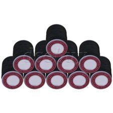 0.5mm Waxed Polyester Round Twisted Cord String 120Meters Black Pack of 10