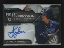 2016 Bowman's Best First Impressions Auto /50 Josh Lowe Joshua Lowe #FIA-JL Auto