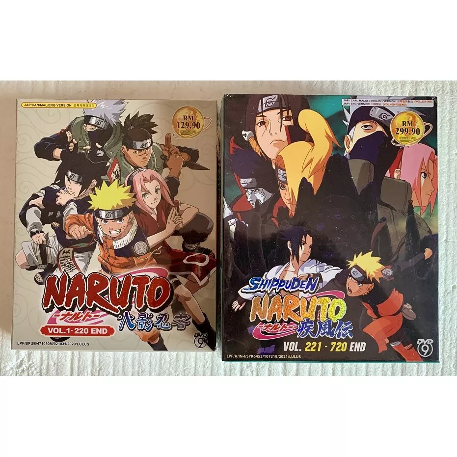 Naruto & Naruto Shippuden Complete Anime Series (Episodes 1-720 + 12 Movies)