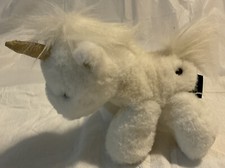 FAO Schwarz Unicorn Plush Stuffed Animal Glitter On Horn And Feet