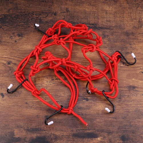 Rear Frame Net Cover Luggage Cover Rubber Band Elastic Luggage Net Bag (Red)