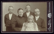 CDV Photo Family phot. August Melin, Mönsterås, Sweden (4346)