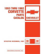 1953 - 1982 Corvette Parts Illustration Catalog