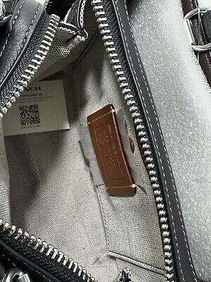 Coach Rogue 20 Top Handle Zebra Calf Hair Animal Print NWT Coach Rogue 20 Top Handle Zebra Calf Hair Animal Print NWT