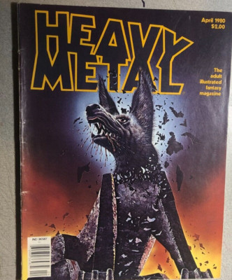 HEAVY METAL Illustrated Fantasy Mag April 1980 Corben Moebius Bode Howarth VG+