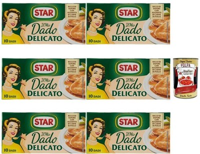 Star Il Mio Dado Delicato Huhn 6x100g Bouillon Suppen Risotto Saucen +Polpa
