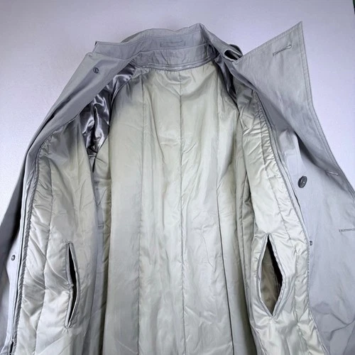 DSCP Trench Coat Men L Gray NEW All Weather Marine Coat Valor Collection image 6