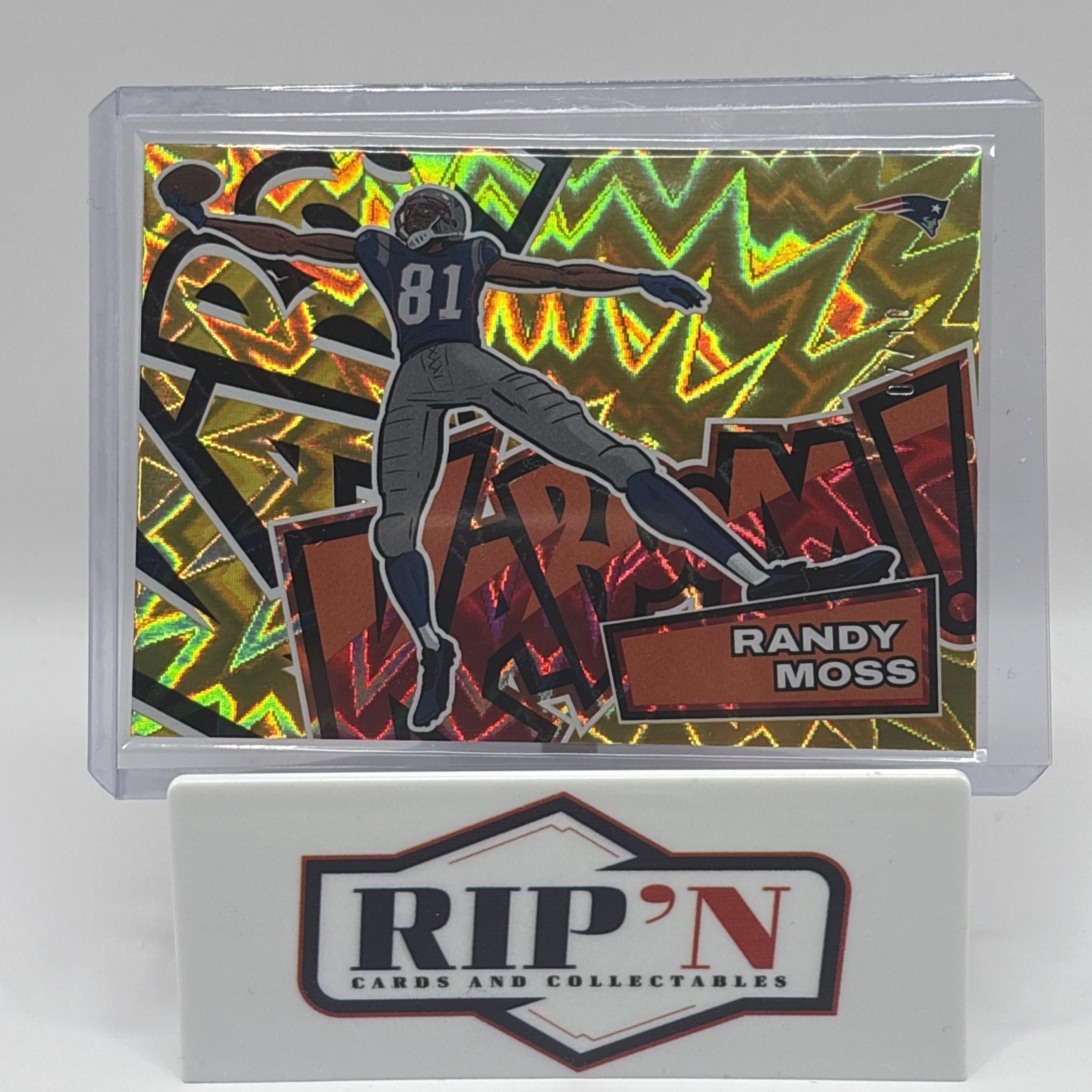 2025 Panini Absolute - Kaboom! Randy Moss Gold 07/10 Horizontal SSP #23