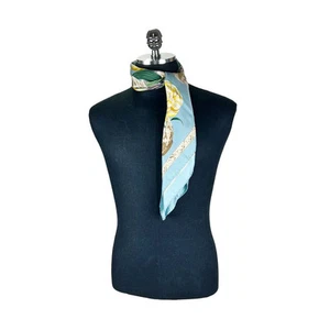 Gucci Vase Foulard Bleu Clair 90 64240490