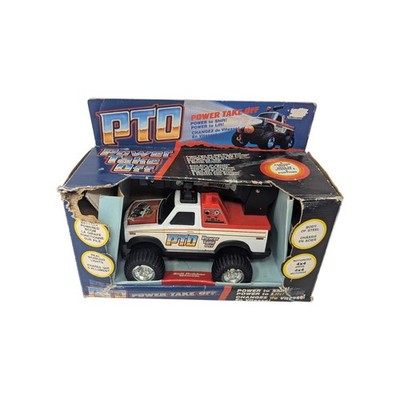 PTO Power Take Off Power & Light Truck Buddy L Toy W/ Original Box TESTED 1980s