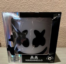 Casco LED Marshmello Light Up Spirit of Halloween Juegos con disfraces para adultos.
