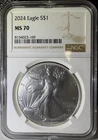 2024 $1 American Silver Eagle NGC MS70 (169)