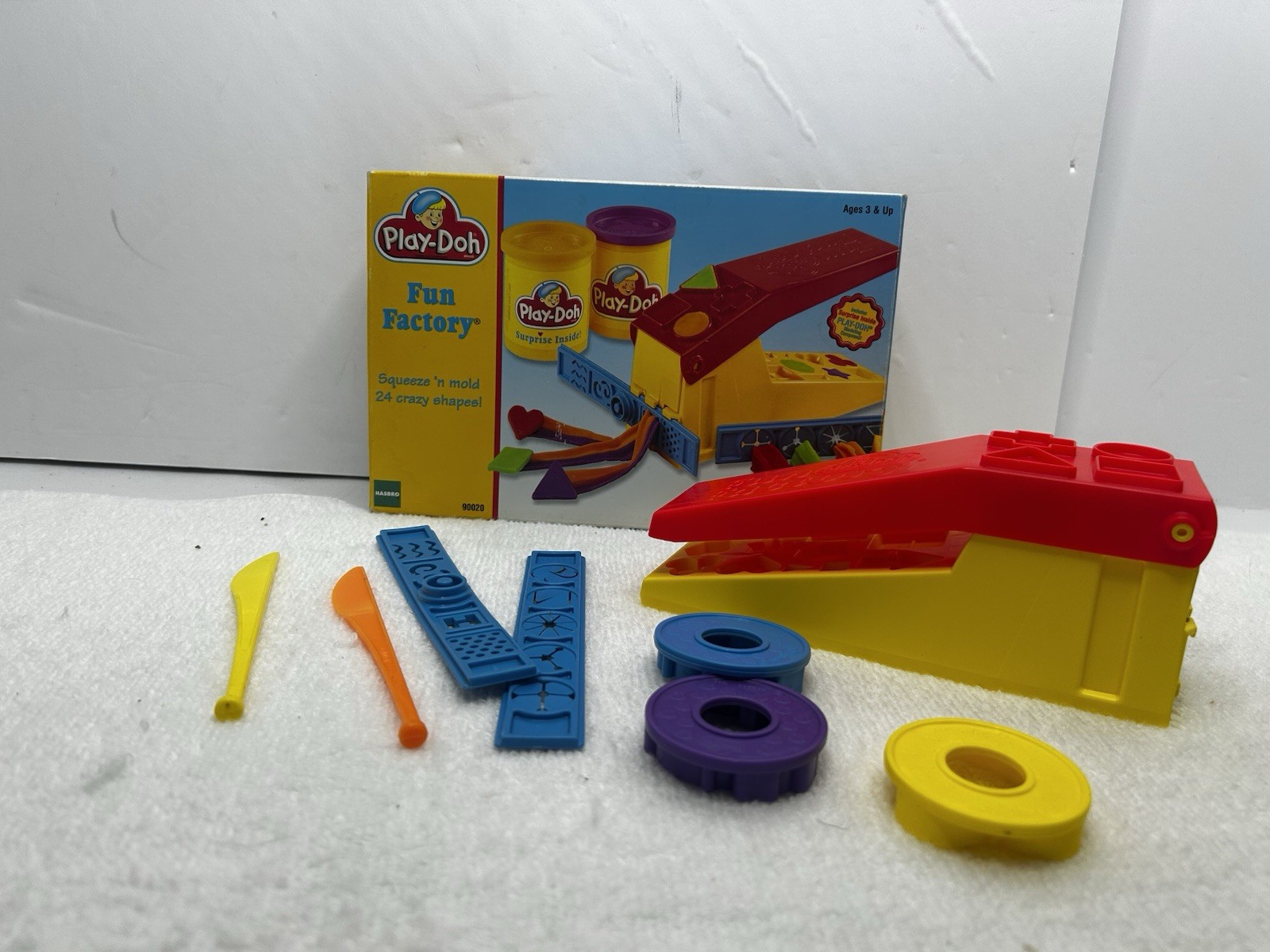 Vintage 1991 Play Doh Fun Factory Extruder Toy By Playskool 