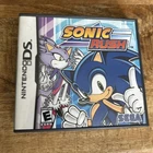 Sonic Rush Nintendo DS CIB Complete in Box Authentic Manual Tested Working