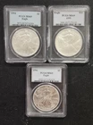 Lot of (3) SILVER EAGLE $1 Dollar Coins PCGS 1994-1996 MS69