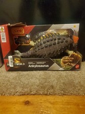 Jurassic World Rebirth Wild Roar Ankylosaurus Dinosaur Posable Figure New Toy