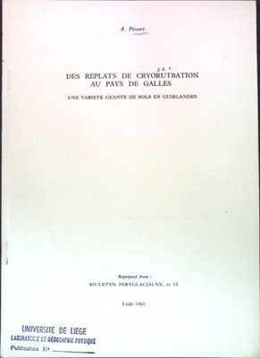 Des replats de cryorutbation au pays de galles; Reprited from: Biuletyn Peryglac