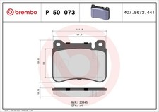 Bremsbelagsatz Vorne -System für Mercedes W203 Cl203 S203 CLK C209 Cabrio 00-11 Bremsbelagsatz Vorne -System für Mercedes W203 Cl203 S203 CLK C209 Cabrio 00-11