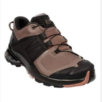Salomon XA Wild Womens Hiking Boots Sneakers Shoes Peppercorn/Black/Cedar Size 8