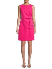 Tommy Hilfiger Dress Hot Pink Sleeveless Sheath, Size 10