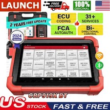 2026 LAUNCH X431 CRP919X BT Elite CANFD DoIP All System Diagnostic OBD2 Scanner