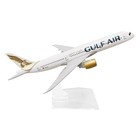 1/400 16cm GULF Air B787 Aircraft Alloy Plane Model Civil Airlines Collection g