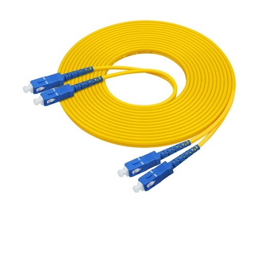 50~100m FC SC ST LC Single-mode Duplex Fiber Patch Cord Yellow 0.3dB Loss FTTX - Afbeelding 14 van 16