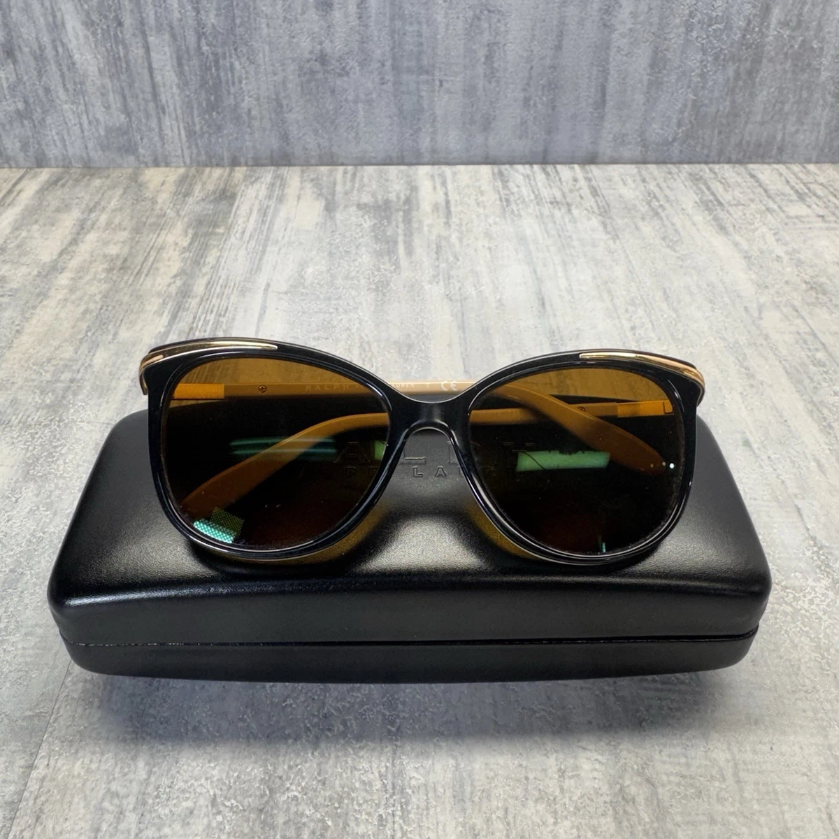RALPH LAUREN RA4026 106/13‎ 125 2N WOMEN SUNGLASSES Brown Black Y2K Bratz Ralph by Ralph Lauren RA5305U Sunglasses | LensCrafters main image 4