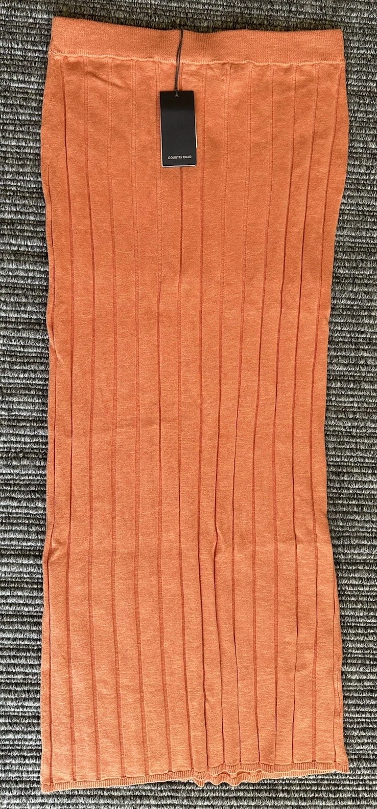 bnwt country road womans cotton linen knit skirt size medium