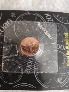 CHEERIOS 2000 P Lincoln Penny First Minted with COA Part of 10 000 000