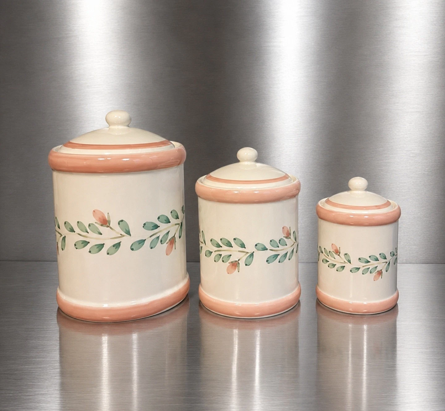 Portabella Japan Stoneware - Canister Set of 3
