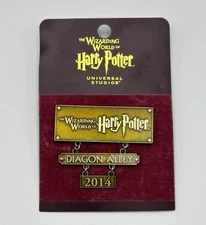 Universal Studios Wizarding World Of Harry Potter Diagon Alley 2014 Pin Badge
