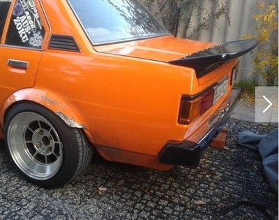 for JDM Corolla ke70 Levin flush mount Style Wing Spoiler 80 81 82 ducktail 