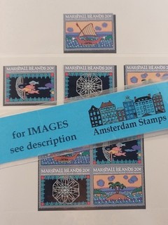 Marshall Islands 1984 1991 MNH collection with good topics in album High CV TOP!