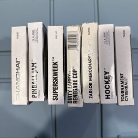 7 ATARI LYNX GAME LOT!  All CIB Hockey Larry Pinball LOOK