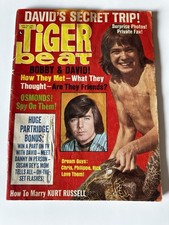 1971 Tiger Beat Mag David Cassidy Bobby Sherman Osmonds Davy Jones Rick Ely 