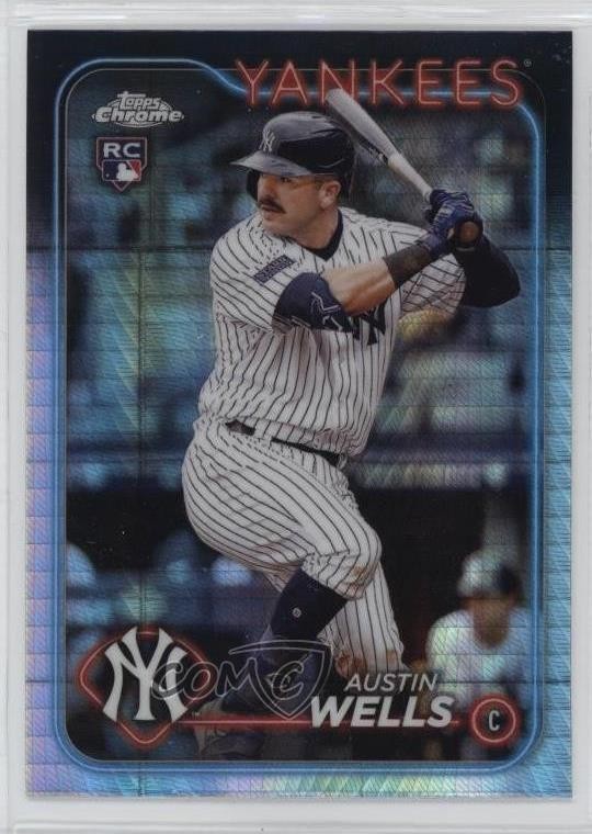 2024 Topps Chrome Prism Refractor Austin Wells #281 4z8