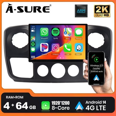 13.1'' 4+32G CarPlay Android 14 Autoradio Für Renault Master Opel Movano B Nissan