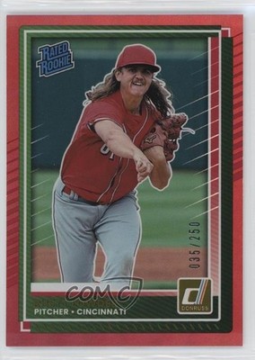 2025 Panini Donruss Red 35/250 Rhett Lowder #74 Rookie RC 8c4