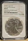 2024-P $1 Silver Eagle First Star Privy Release Rare NGC MS69 Brown Label
