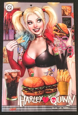 Harley Quinn #45 Nathan Szerdy Exclusive Diner Tattoo Trade Variant DC Comics
