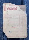 Vintage 1930s Coca Cola Drivers Receipt Lincolnton, NC