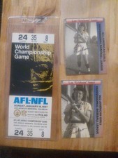 Vintage 1967 World Championship Game SUPER BOWL ONE #1 Ticket Card