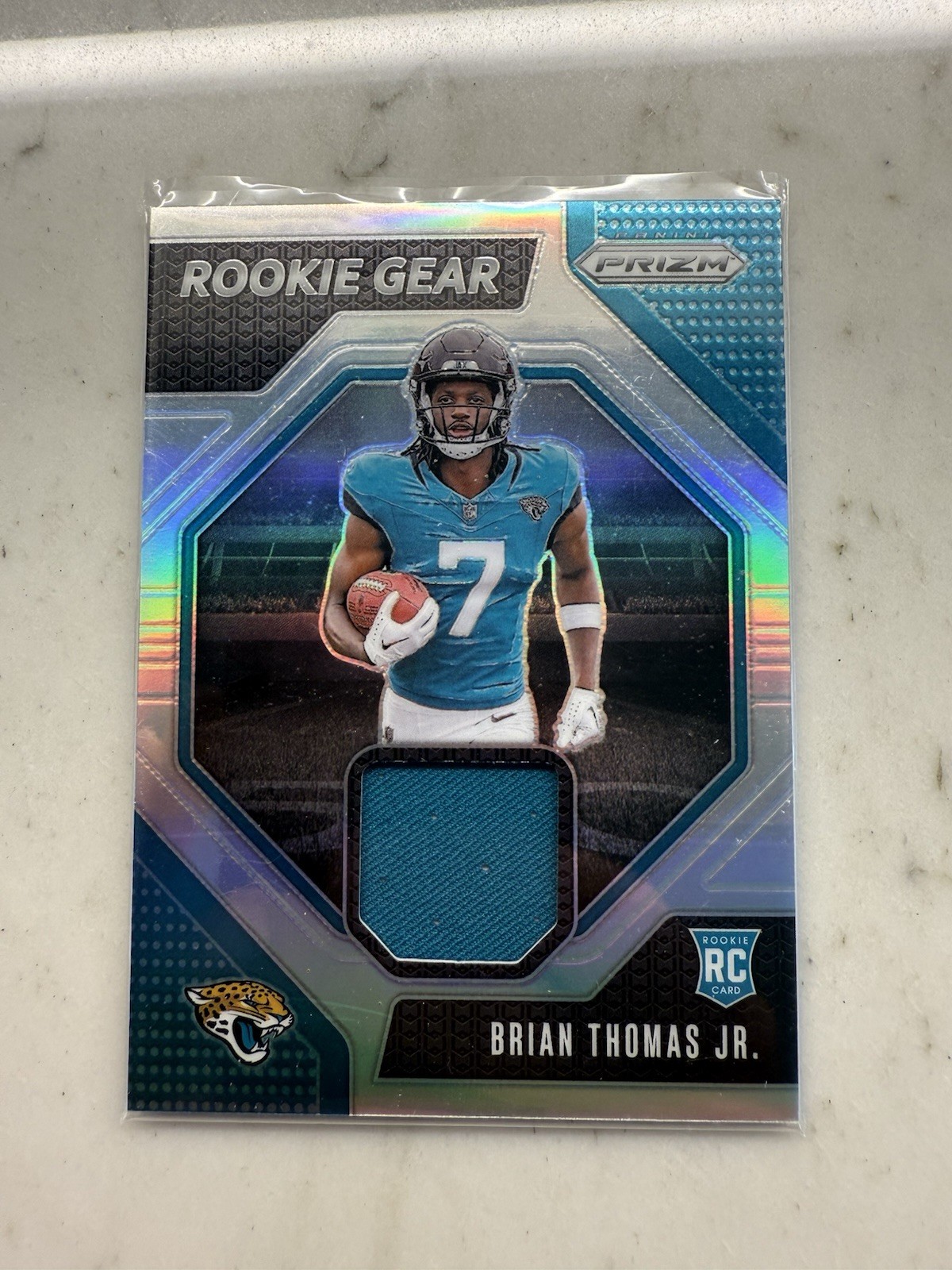 2024 Panini Prizm - Rookie Gear Brian Thomas Jr. #RG-BTJ (MEM, RC)