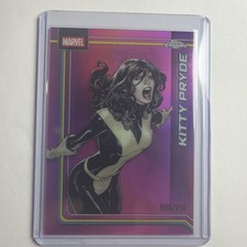 2026 Topps Chrome Marvel #66 Kitty Pryde 7/250 Pink Refractor