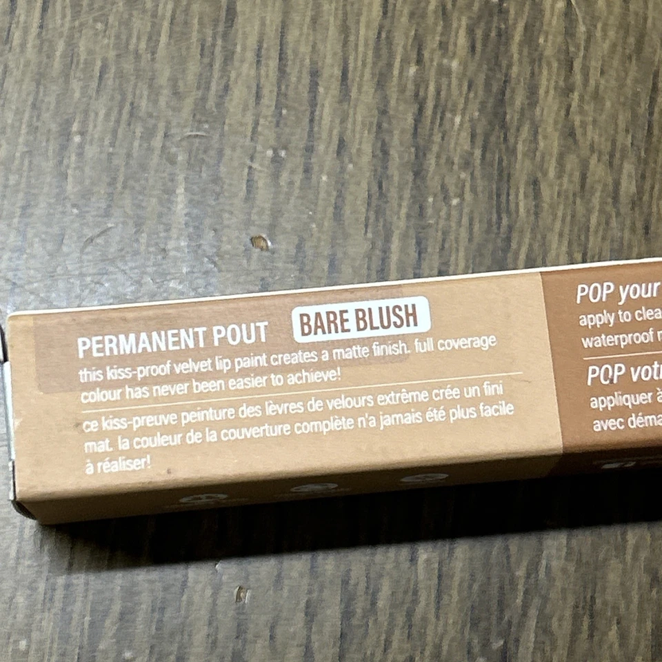 Pop Beauty Permanent Pout Power Liquid Lip Colour .1 Oz, BARE BLUSH - Image 3 of 4