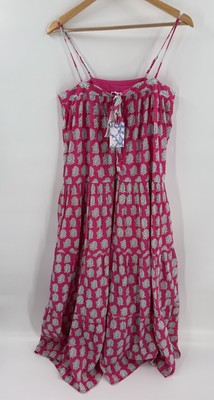 NEW TAGS J Crew SZ Blockprints Kenzi Tie Front Tiered Maxi Dress SIZE SMALL  | eBay