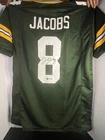 Josh Jacobs Autographed Green Bay Packers Football Jersey Beckett Authentic #8