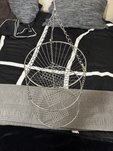 3-Tier Hanging Metal Baskets for storing vegetables or for plants-Heavy Duty