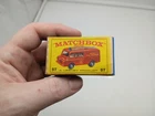 Vintage BOX ONLY Matchbox 57 Land Rover Fire Truck A Lesney Product NICE England